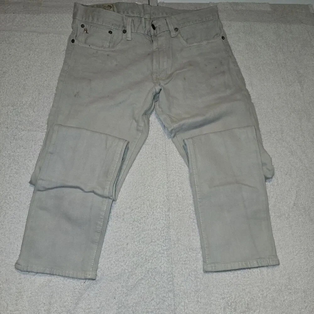 Polo Ralph Lauren Authentic Dungarees Jeans Men’s 32 x 32 beige